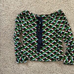 Geometric Patterned Women's Top